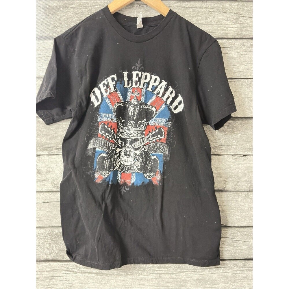 Def Leppard 2017 Tour Shirt Size Medium Poison Tesla